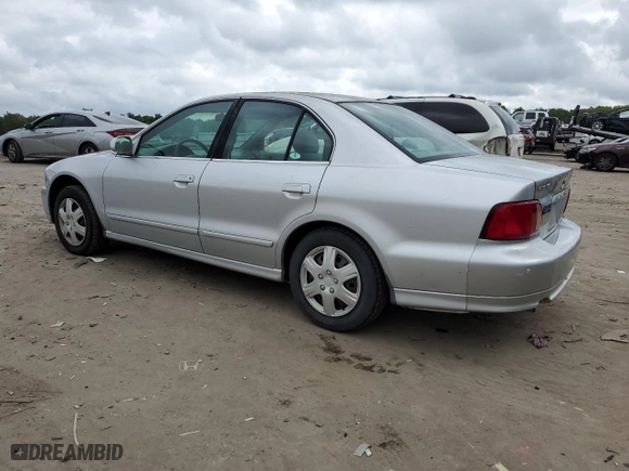 2002 Mitsubishi Galant ES with VIN 4A3AA46G42E117189, listed as a Copart auction lot 68738064 with 147,493 mi miles and Salvage Title. Bid and sale history available at carsss.com. Image 2.