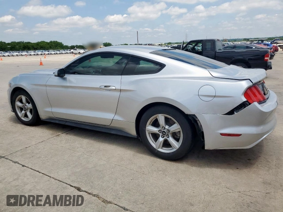 2015 Ford Mustang V6 with VIN 1FA6P8AM3F5385769, listed as a Copart auction lot 55834055 with 77,352 mi miles and Clean title. Bid and sale history available at DreamBid. Image 2.