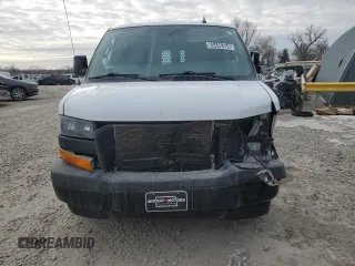 2019 GMC Savana Cargo Van with VIN 1GTW7AFGXK1348515, listed as a Copart auction lot 43860155 with 202,157 mi miles and Salvage Title. Bid and sale history available at carsss.com. Image 5.