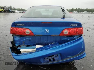 2006 Acura RSX with VIN JH4DC548X6S003165, listed as a Copart auction lot 60038384 with 120,841 mi miles and Salvage Title. Bid and sale history available at carsss.com. Image 6.