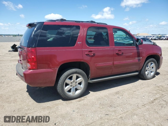 2007 GMC Yukon SLT z VIN 1GKFK13087J294570, wystawiony jako Copart lot #57968375 z przebiegiem 185 186 mil mil oraz Czysty tytuł • Clean title. Historia ofert i sprzedaży dostępna na DreamBid. Obrazek 3.