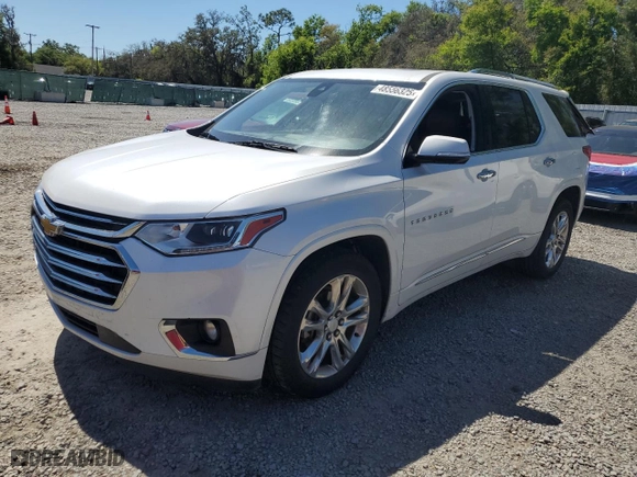 2018 Chevrolet Traverse High Country with VIN 1GNEVKKW0JJ183424, listed as a Copart auction lot 48556325 with 99,314 mi miles and Salvage Title. Bid and sale history available at carsss.com. Image 1.