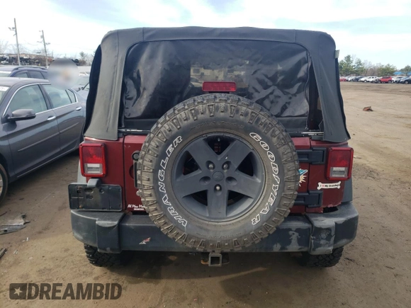 2007 Jeep Wrangler X with VIN 1J4FA24147L160102, listed as a Copart auction lot 52001105 with 219,939 mi miles and Clean Title. Bid and sale history available at carsss.com. Image 6.