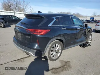 2019 Infiniti QX50 Luxe z VIN 3PCAJ5M34KF135795, wystawiony jako Copart lot #87829515 z przebiegiem 60 202 mil mil oraz Szkoda całkowita • Salvage title. Historia ofert i sprzedaży dostępna na DreamBid. Obrazek 3.