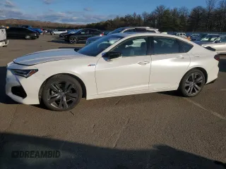 2022 Acura TLX w/A-Spec Package with VIN 19UUB6F57NA003949, listed as a Copart auction lot 87394764 with 0 mi miles and Salvage Title. Bid and sale history available at carsss.com. Image 1.