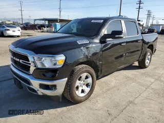 2020 Ram 1500 Lone Star with VIN 1C6SRFFT1LN398711, listed as a Copart auction lot 45058445 with 60,802 mi miles and Salvage title. Bid and sale history available at DreamBid. Image 1.