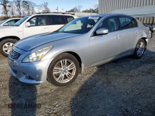 2012 Infiniti G25 Journey with VIN JN1DV6AP0CM700697, listed as a Copart auction lot 80704184 with 148,412 mi miles and Salvage Title. Bid and sale history available at DreamBid. Image 1.