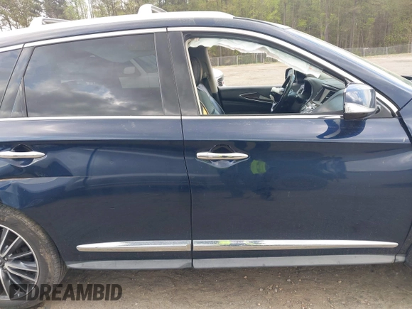 2017 Infiniti QX60 with VIN 5N1DL0MM3HC504232, listed as a IAAI auction lot 41940671 with 156,488 mi miles and . Bid and sale history available at DreamBid. Image 13.