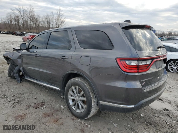 2018 Dodge Durango SXT with VIN 1C4RDJAGXJC143602, listed as a Copart auction lot 44319235 with 123,499 mi miles and Salvage Title. Bid and sale history available at carsss.com. Image 2.