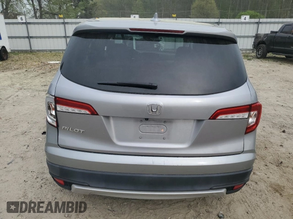 2020 Honda Pilot EX-L with VIN 5FNYF5H59LB020770, listed as a Copart auction lot 51769405 with 38,063 mi miles and Salvage Title. Bid and sale history available at carsss.com. Image 6.