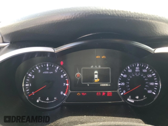 2014 Kia Optima SXL Turbo with VIN 5XXGR4A61EG291788, listed as a Copart auction lot 57688525 with 166,836 mi miles and Salvage title. Bid and sale history available at DreamBid. Image 9.