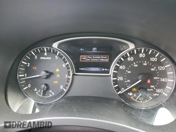 2017 Nissan Altima SL with VIN 1N4AL3AP1HC191601, listed as a Copart auction lot 61574595 with 110,251 mi miles and Salvage title. Bid and sale history available at DreamBid. Image 9.