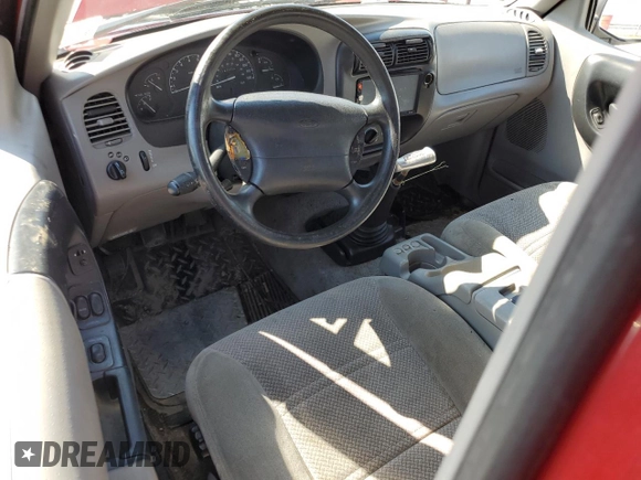 1998 Ford Ranger XL with VIN 1FTYR10C4WTA39478, listed as a Copart auction lot 58703755 with 167,709 mi miles and Salvage title. Bid and sale history available at DreamBid. Image 8.