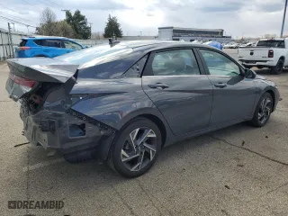 2024 Hyundai Elantra Limited with VIN KMHLP4DG5RU698372, listed as a Copart auction lot 50301235 with 13,079 mi miles and Salvage Title. Bid and sale history available at carsss.com. Image 3.