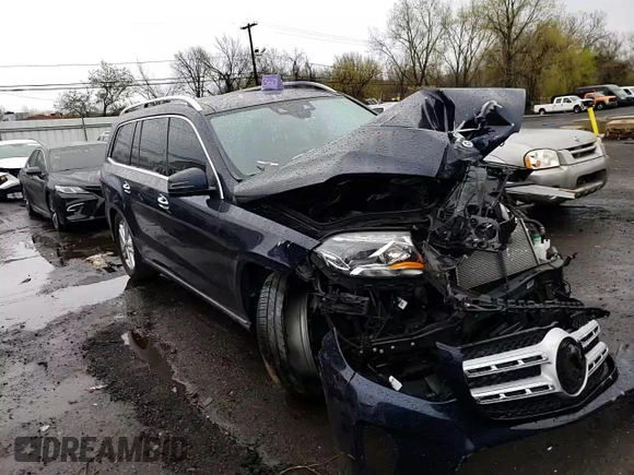 2019 Mercedes-Benz GLS 450 with VIN 4JGDF6EE2KB222937, listed as a Copart auction lot 51154354 with 49,196 mi miles and Salvage Title. Bid and sale history available at DreamBid. Image 12.