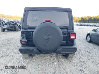 2022 Jeep Wrangler Unlimited High Tide with VIN 1C4HJXDG1NW134486, listed as a Copart auction lot 75280764 with 61,282 mi miles and Salvage Title. Bid and sale history available at DreamBid. Image 6.