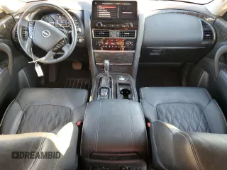 2023 Nissan Armada Platinum with VIN JN8AY2CC3P9181149, listed as a Copart auction lot 41335035 with 42,753 mi miles and Salvage Title. Bid and sale history available at carsss.com. Image 8.