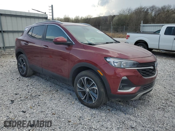 2022 Buick Encore GX Select with VIN KL4MMESL3NB136834, listed as a Copart auction lot 49256825 with 36,462 mi miles and Salvage title. Bid and sale history available at DreamBid. Image 4.