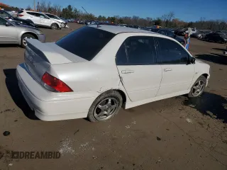 2003 Mitsubishi Lancer OZ-Rally with VIN JA3AJ86E93U014171, listed as a Copart auction lot 87536265 with 78,977 mi miles and Salvage Title. Bid and sale history available at carsss.com. Image 3.