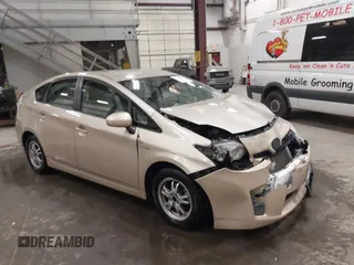 2011 Toyota Prius I with VIN JTDKN3DU0B0272740, listed as a IAAI auction lot 41212915 with 105,587 mi miles and . Bid and sale history available at DreamBid. Image 1.