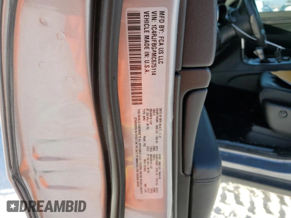 2021 Jeep Grand Cherokee 80th Anniversary with VIN 1C4RJFBG4MC675114, listed as a Copart auction lot 42207625 with 19,421 mi miles and Salvage Title. Bid and sale history available at carsss.com. Image 13.
