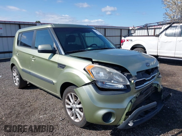 2012 Kia Soul + with VIN KNDJT2A66C7416740, listed as a IAAI auction lot 42085271 with 74,512 mi miles. Bid and sale history available at carsss.com. Image 1.