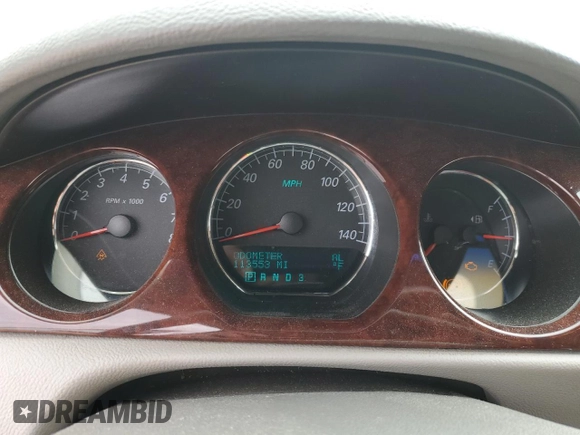 2007 Buick Lucerne CXL with VIN 1G4HD57297U106571, listed as a Copart auction lot 54661625 with 113,553 mi miles and Salvage Title. Bid and sale history available at DreamBid. Image 9.