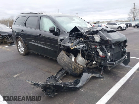 2024 Dodge Durango R/T Plus with VIN 1C4SDJCT9RC152797, listed as a IAAI auction lot 41834146 with 24,456 mi miles and . Bid and sale history available at DreamBid. Image 1.