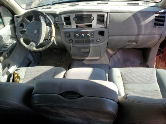 2007 Dodge Ram 2500 SLT with VIN 3D7KS28A27G818031, listed as a Copart auction lot 79950894 with 312,100 mi miles and Salvage Title. Bid and sale history available at carsss.com. Image 8.