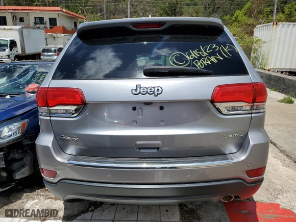 2017 Jeep Grand Cherokee Limited with VIN 1C4RJFBG1HC644568, listed as a Copart auction lot 59179264 with 0 mi miles and Non Repairable. Bid and sale history available at carsss.com. Image 6.