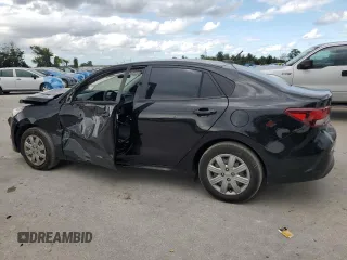 2022 Kia Rio LX with VIN 3KPA24AD0NE487884, listed as a Copart auction lot 72513084 with 48,124 mi miles and Non Repairable. Bid and sale history available at DreamBid. Image 2.