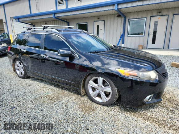 2011 Acura TSX Technology with VIN JH4CW2H62BC002509, listed as a Copart auction lot 64375055 with 188,406 mi miles and Salvage title. Bid and sale history available at DreamBid. Image 4.