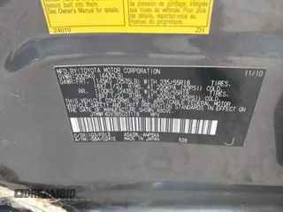 2011 Toyota RAV4 Sport с VIN JTMWF4DV3B5037118, выставлен на аукционе IAAI как лот 42383108 с пробегом 157 320 миль миль и . История ставок и продаж доступна на DreamBid. Изображение 9.