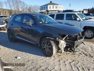 2016 Mazda CX-3 Grand Touring with VIN JM1DKBD71G0126179, listed as a Copart auction lot 43594325 with 119,280 mi miles and Salvage Title. Bid and sale history available at carsss.com. Image 4.
