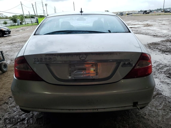 2007 Mercedes-Benz CLS-Class 5.5L with VIN WDDDJ72X87A086024, listed as a Copart auction lot 65056704 with 0 mi miles and Salvage Title. Bid and sale history available at carsss.com. Image 6.