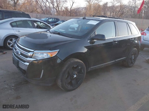 2013 Ford Edge Limited with VIN 2FMDK4KC3DBA68237, listed as a IAAI auction lot 41774567 with 186,155 mi miles. Bid and sale history available at carsss.com. Image 2.