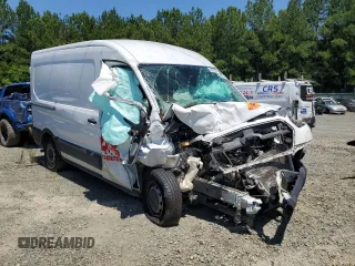2020 Ford Transit Cargo with VIN 1FTBR1C8XLKB60174, listed as a Copart auction lot 58957204 with 69,262 mi miles and Salvage Title. Bid and sale history available at DreamBid. Image 4.