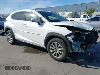 2018 Lexus NX with VIN JTJBARBZ5J2173750, listed as a IAAI auction lot 42004375 with 43,156 mi miles. Bid and sale history available at carsss.com. Image 1.