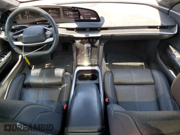 2022 Lucid Air Grand Touring with VIN 50EA1GBA3NA003973, listed as a Copart auction lot 52396715 with 58,351 mi miles and Salvage Title. Bid and sale history available at carsss.com. Image 8.