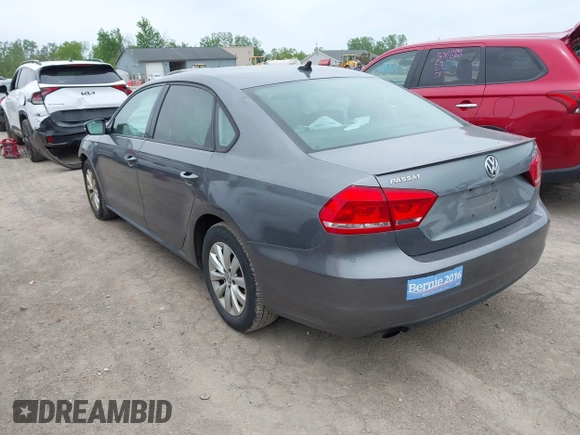 2014 Volkswagen Passat Wolfsburg Edition with VIN 1VWAT7A37EC102282, listed as a IAAI auction lot 42310561 with 113,374 mi miles and . Bid and sale history available at DreamBid. Image 3.