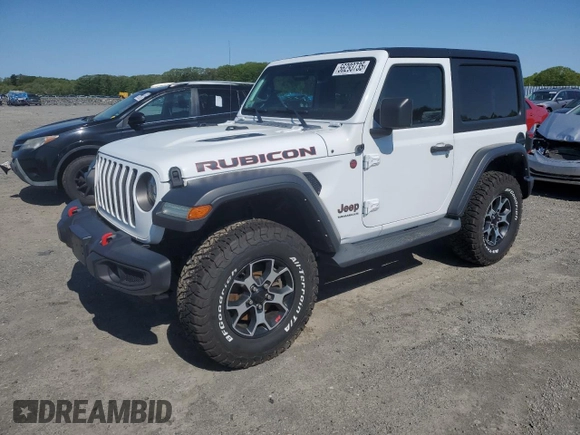 2021 Jeep Wrangler Rubicon with VIN 1C4HJXCG2MW660738, listed as a Copart auction lot 56293735 with 89,681 mi miles and Salvage title. Bid and sale history available at DreamBid. Image 1.