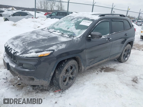 2017 Jeep Cherokee Limited z VIN 1C4PJMDB7HW530649, wystawiony jako IAAI lot #41365083 z przebiegiem 81 570 mil mil oraz . Historia ofert i sprzedaży dostępna na DreamBid. Obrazek 2.