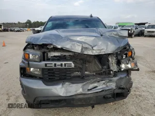 2020 Chevrolet Silverado 1500 Custom with VIN 3GCPWBEK4LG364229, listed as a Copart auction lot 48424615 with 57,742 mi miles and Salvage Title. Bid and sale history available at carsss.com. Image 5.