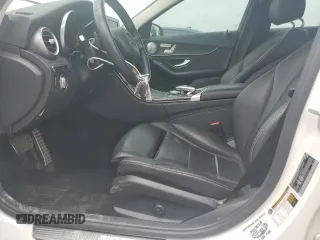 2015 Mercedes-Benz C 300 Luxury with VIN 55SWF4KB2FU093109, listed as a Copart auction lot 56883575 with 117,687 mi miles and Salvage title. Bid and sale history available at DreamBid. Image 7.