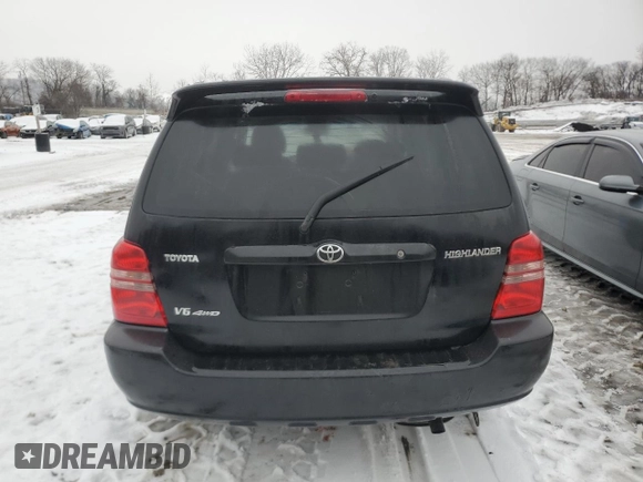 2001 Toyota Highlander z VIN JTEHF21A410017790, wystawiony jako Copart lot #44321405 z przebiegiem 165 648 mil mil oraz Szkoda całkowita • Salvage title. Historia ofert i sprzedaży dostępna na DreamBid. Obrazek 6.