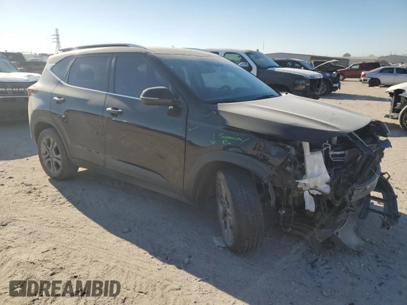 2021 Kia Seltos S with VIN KNDEU2AA8M7105024, listed as a Copart auction lot 49889825 with 61,665 mi miles and Salvage Title. Bid and sale history available at DreamBid. Image 4.