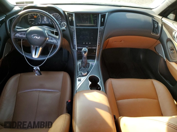 2021 Infiniti Q50 Signature Edition с VIN JN1EV7CR8MM755277, выставлен на аукционе Copart как лот 44568045 с пробегом 35 099 миль миль и Списание • Salvage title. История ставок и продаж доступна на DreamBid. Изображение 8.