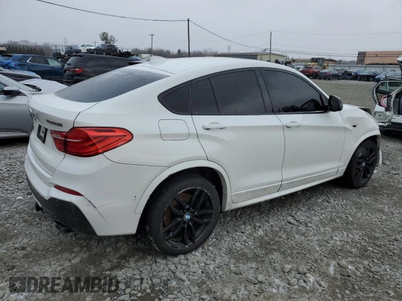 2017 BMW X4 M40i z VIN 5UXXW7C55H0U25737, wystawiony jako Copart lot #46354555 z przebiegiem Nie podano mil oraz Szkoda całkowita • Salvage title. Historia ofert i sprzedaży dostępna na DreamBid. Obrazek 3.