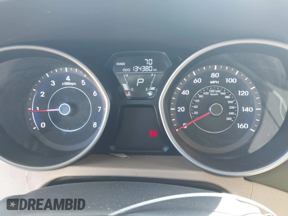2011 Hyundai Elantra GLS with VIN 5NPDH4AE9BH029465, listed as a IAAI auction lot 41845258 with 134,380 mi miles. Bid and sale history available at carsss.com. Image 7.