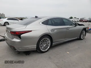 2024 Lexus LS 500 z VIN JTHD51FF8R5020127, wystawiony jako Copart lot #57173835 z przebiegiem 5 020 mil mil oraz Szkoda całkowita • Salvage title. Historia ofert i sprzedaży dostępna na DreamBid. Obrazek 3.